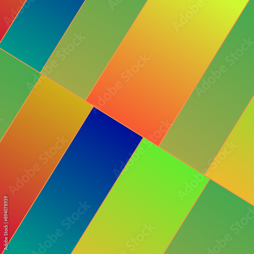 Rainbow Multicolor Boxes Geometry Rectangle Colorful Geometric Bar Shapes Math Polygon Bars 187