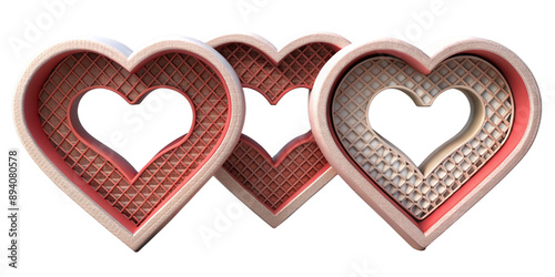3D Heart Cut Out Element Set