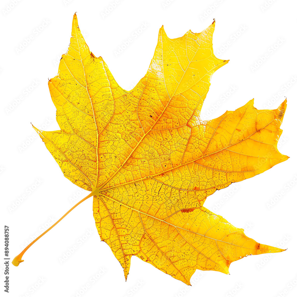 Bright yellow autumn maple leaf isolated on white background, perfect for seasonal images, nature themes, and fall design projects. Bright yellow autumn maple leaf isolated on white background, perfect for seasonal images, nature themes, and fall design projects.