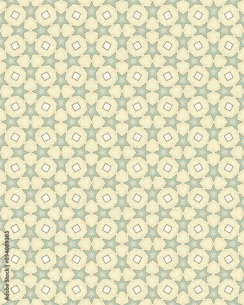 Seamless geometric wallpaper style tiling pattern background Seamless geometric wallpaper style tiling pattern background