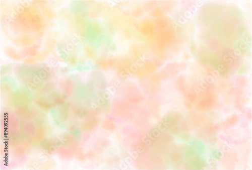水彩　オレンジ　和紙　背景	