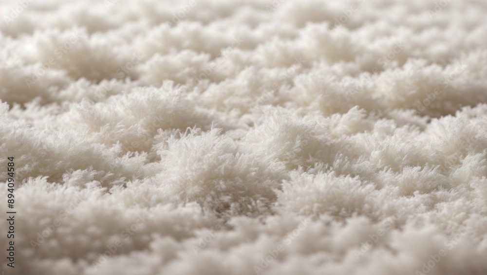 Creamy White Shag Carpet Texture Macro Closeup Creamy White Shag Carpet Texture Macro Closeup