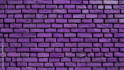 Abstract purple brick wall pattern texture background