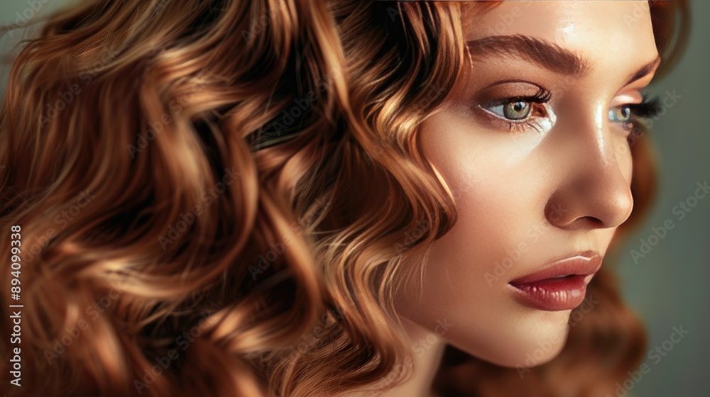 Glamorous Hollywood curls for women with voluminous, glossy waves, reminiscent of classic movie star glamour Glamorous Hollywood curls for women with voluminous, glossy waves, reminiscent of classic movie star glamour