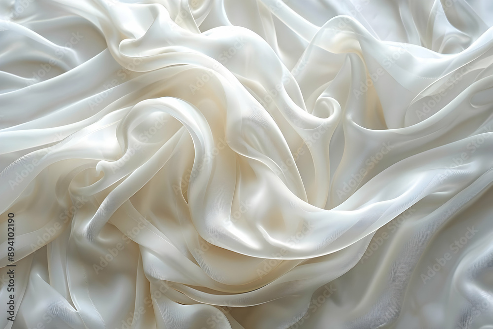 Cream Silk Fabric Texture Cream Silk Fabric Texture