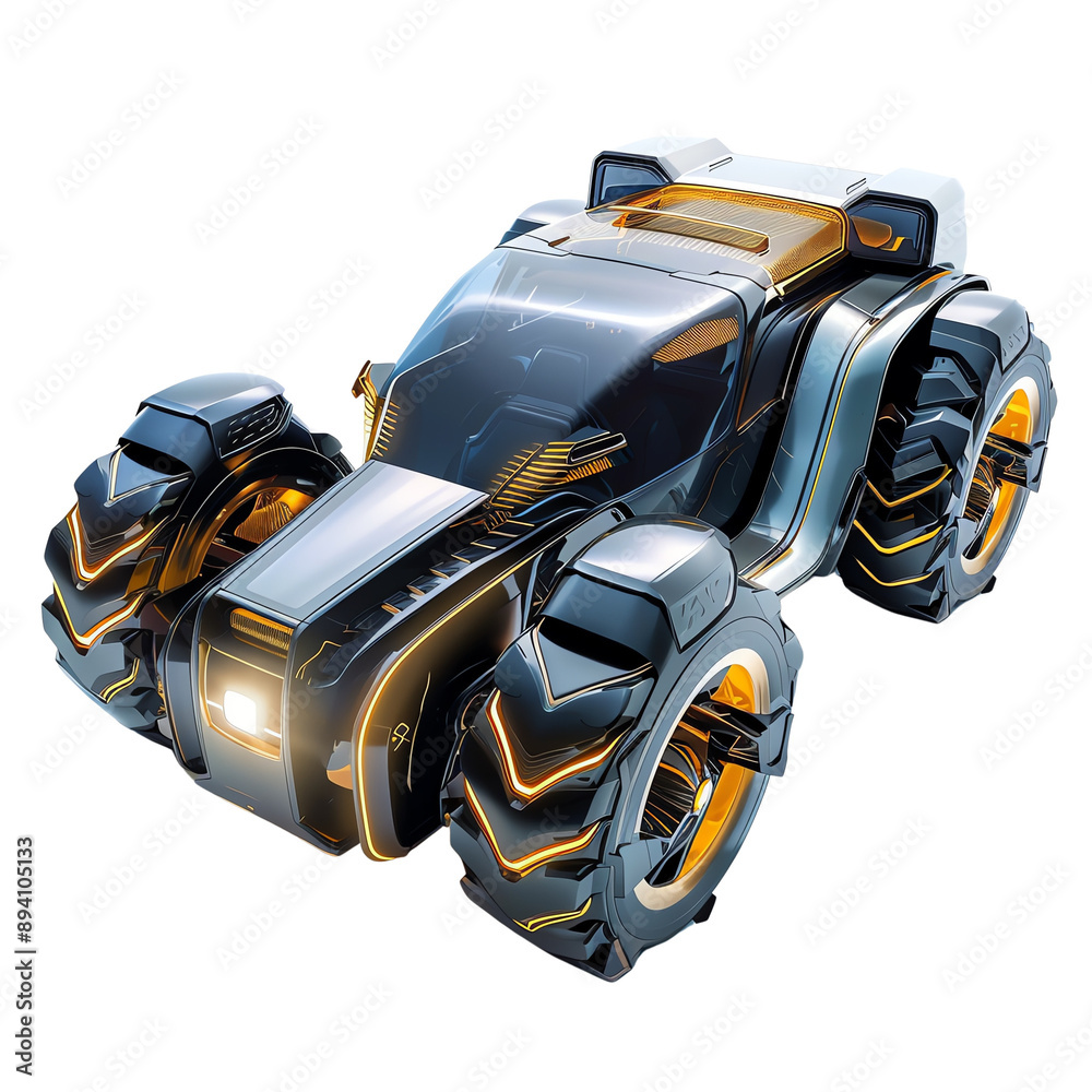 Futuristic robotic vehicle with advanced technology design, perfect for sci-fi concepts and innovation projects. Futuristic robotic vehicle with advanced technology design, perfect for sci-fi concepts and innovation projects.