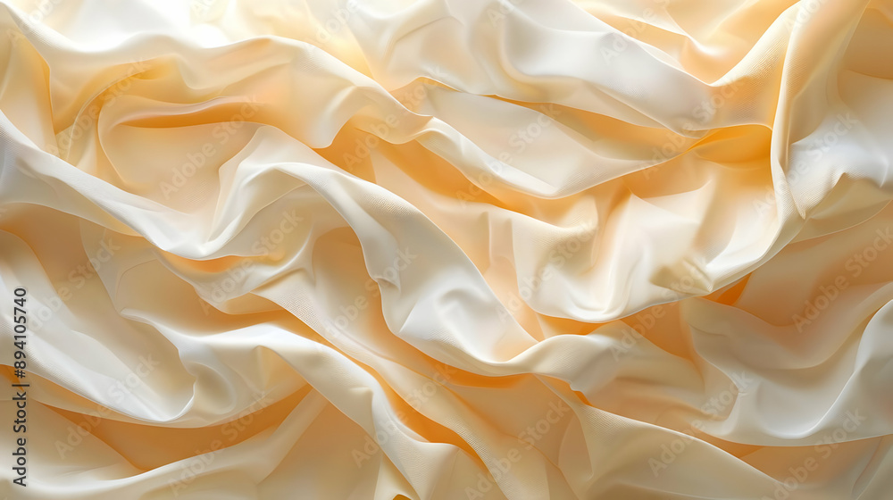 Fototapeta premium Creamy Fabric Texture Background
