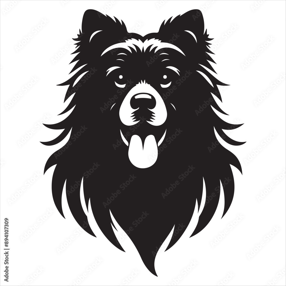 Obraz premium Dog silhouette Vector set Art