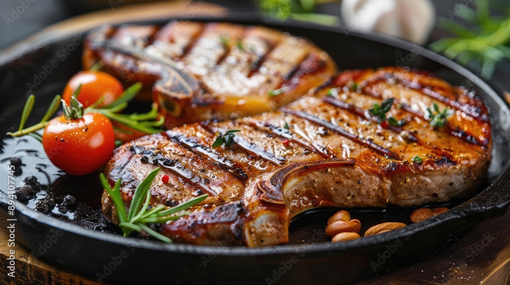  pork steaks in a balanced diet. 