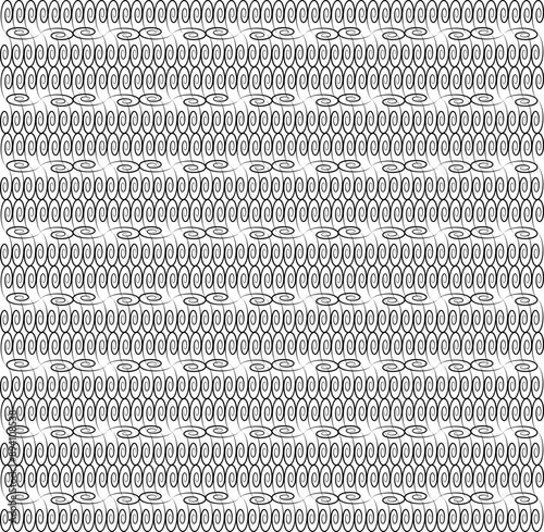 seamless pattern in black white