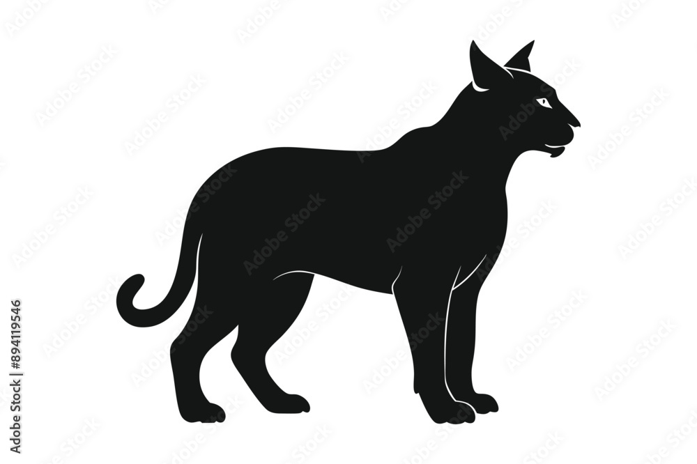 tiger silhouette image vector design tiger silhouette image vector design