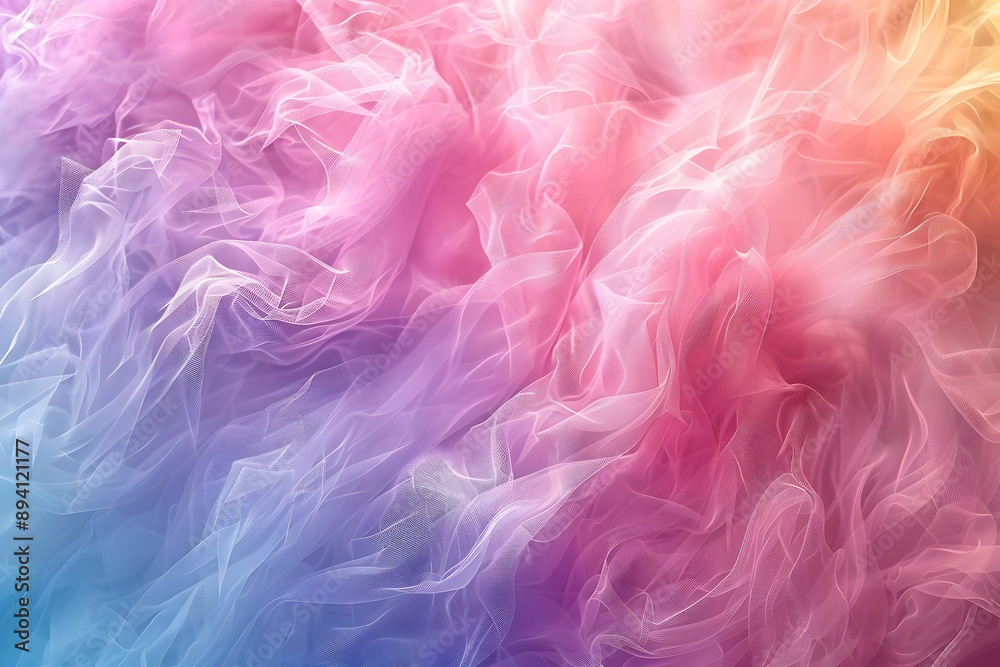 Abstract Pastel Tulle Background Abstract Pastel Tulle Background