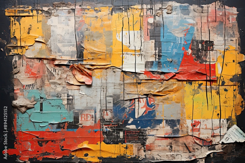 Fototapeta premium vibrant abstract , realistic, and l elements
