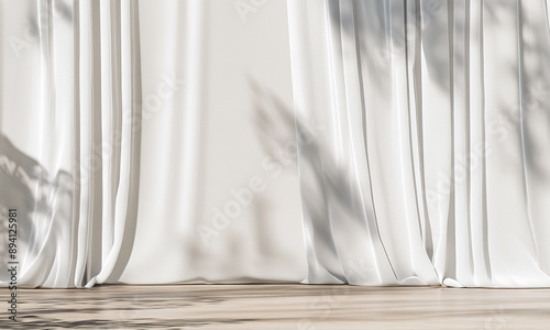 modern studio background with natural 
 shadow for cosmetic product