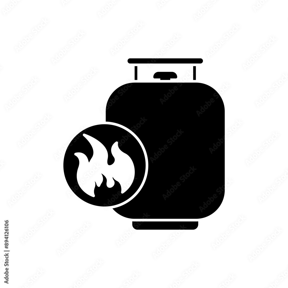 Obraz premium gas concept line icon. Simple element illustration.gas concept outline symbol design.