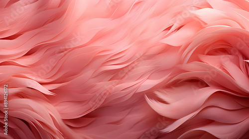 Abstract Pink Feather Texture