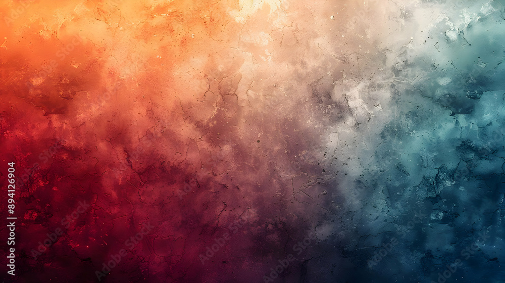 Red to Blue Gradient Concrete Wall Texture Red to Blue Gradient Concrete Wall Texture