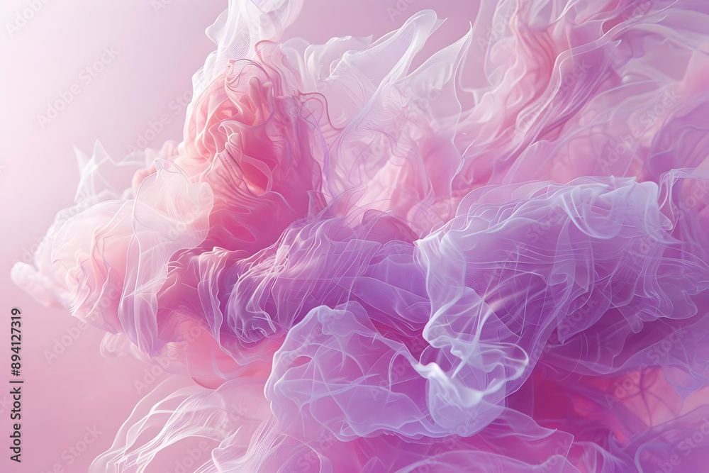 Abstract Pink and Purple Fabric Abstract Pink and Purple Fabric