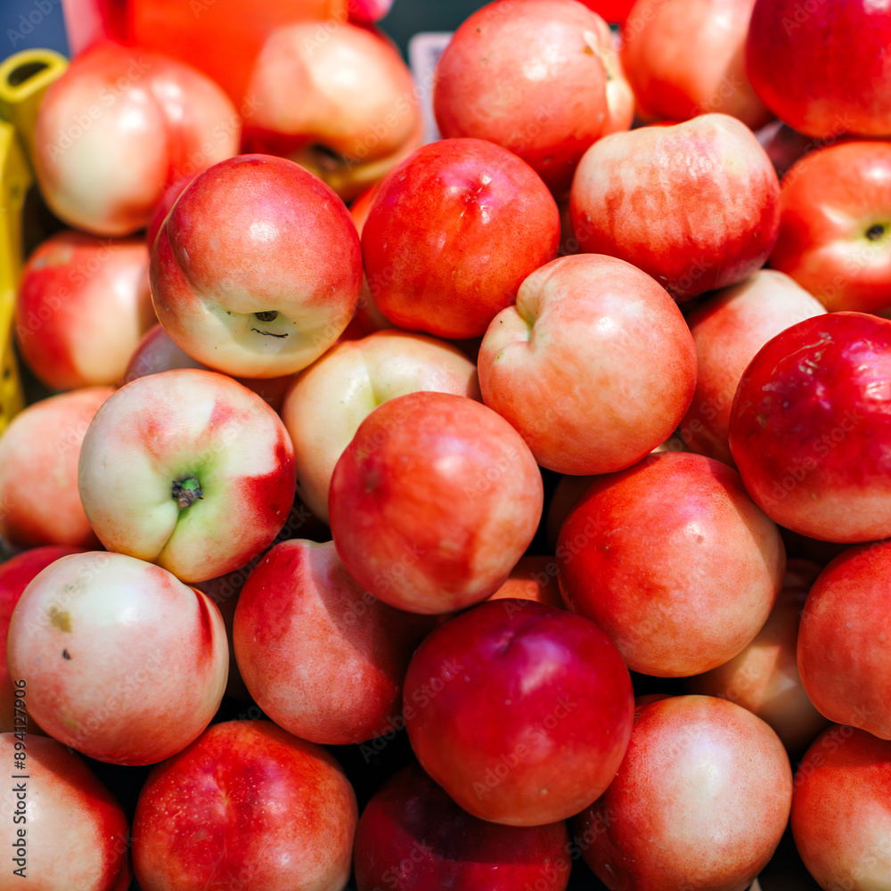 fresh Nectarine fruit background sale in fruits market fresh Nectarine fruit background sale in fruits market