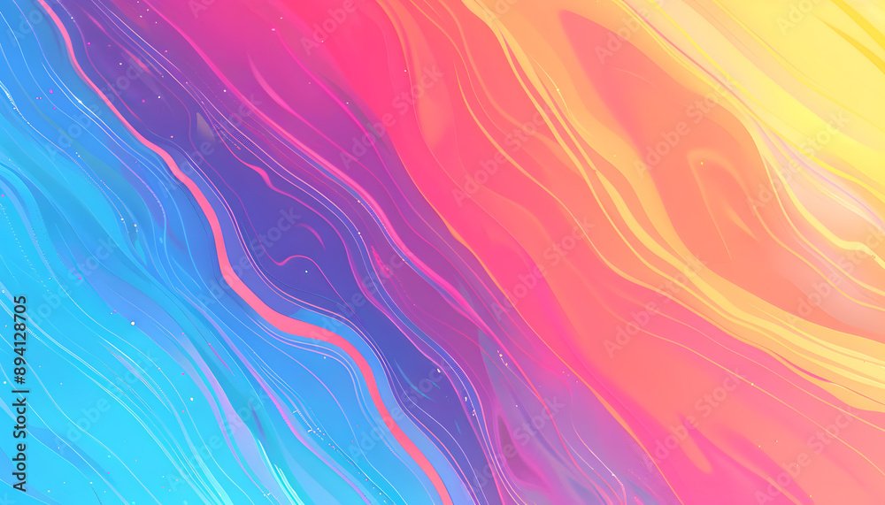 Obraz premium Colorful wallpaper with smooth color transitions