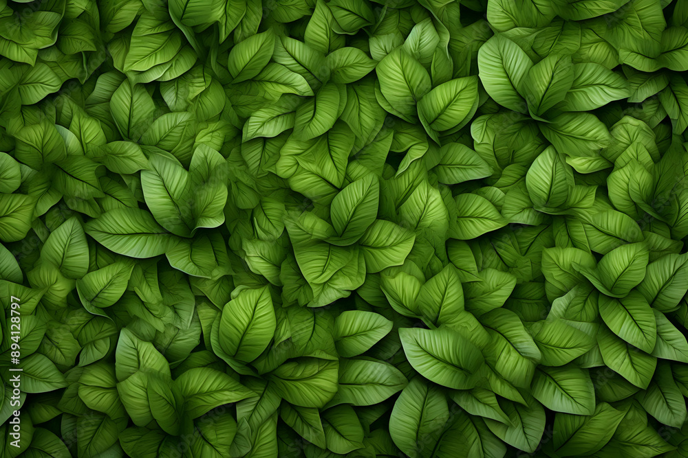 Green Leaf Texture Background