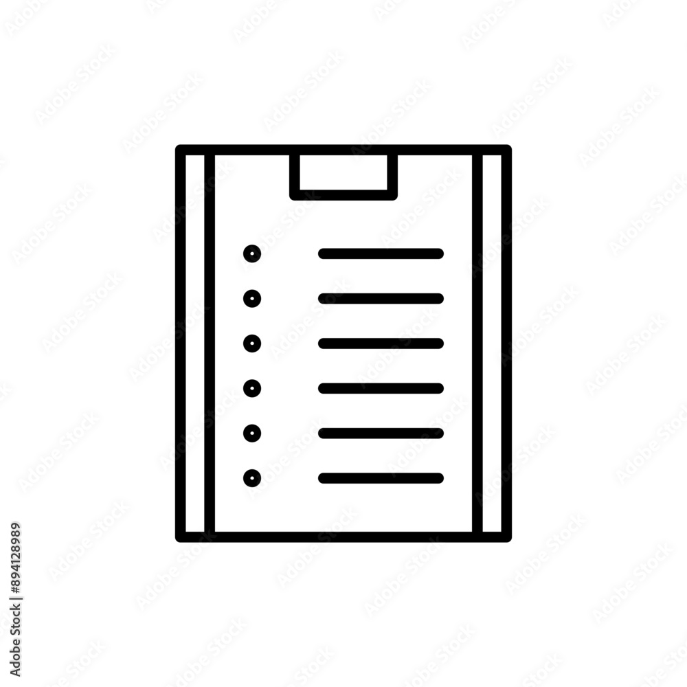clipboard line icon clipboard line icon