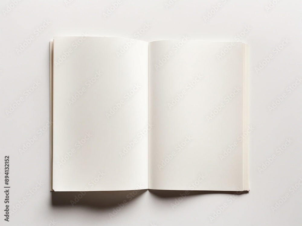 empty white magazine page mockup empty white magazine page mockup