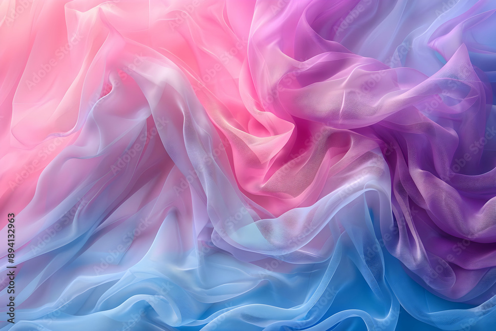 Fototapeta premium Pastel Ombre Fabric Background