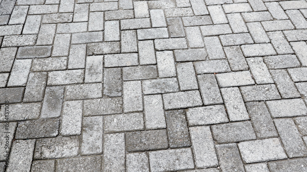 Outdoor gray paving blocks stone texture Outdoor gray paving blocks stone texture
