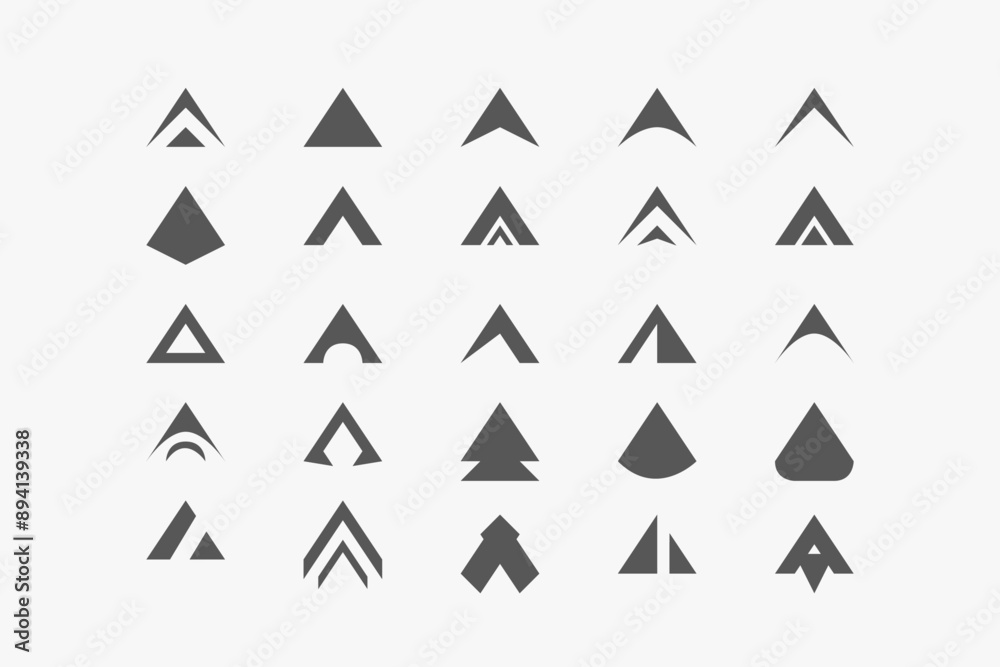 Arrow head, bullet vector set collection Arrow head, bullet vector set collection