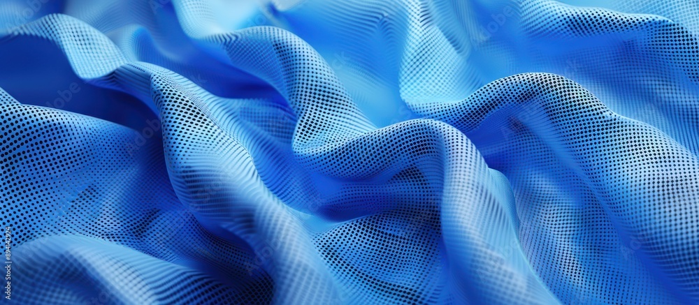 Naklejka premium Abstract Blue Fabric Texture