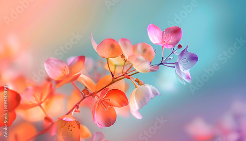 Colorful wallpaper with smooth color transitions