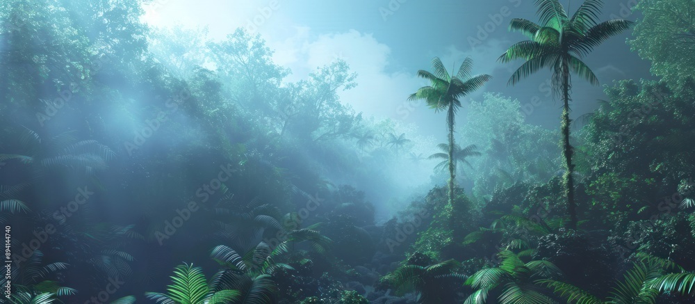 Fototapeta premium Mysterious Jungle Pathway