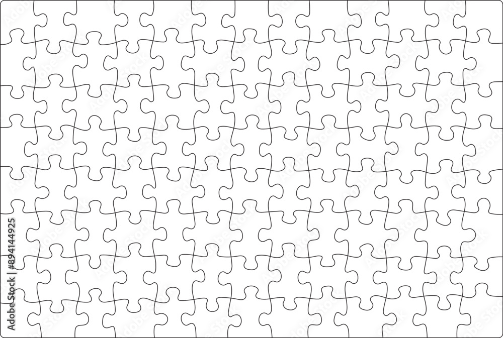 ジグソーパズル_線画 ジグソーパズル_線画