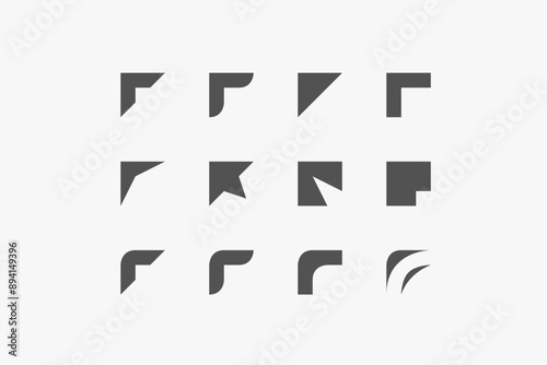 Arrow head, bullet vector set collection