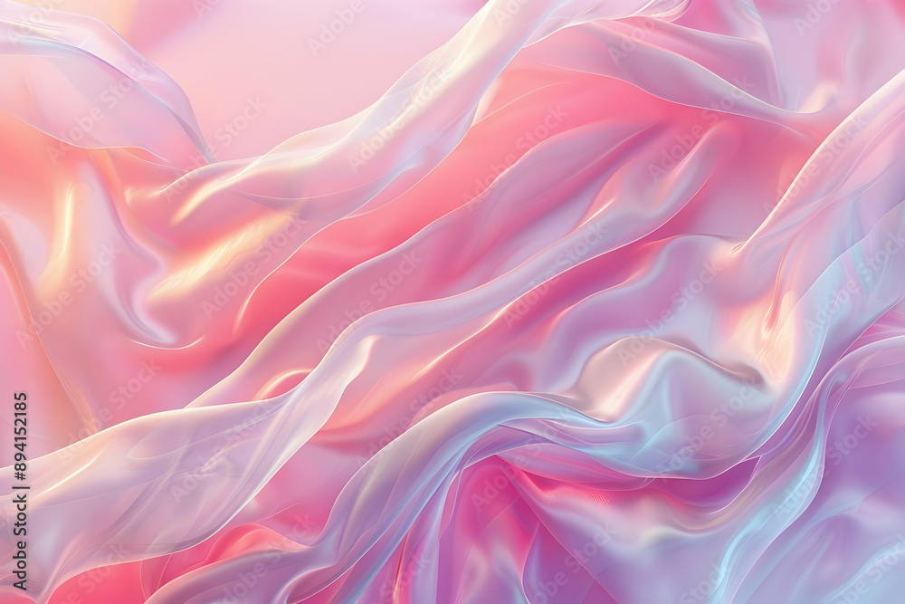 Obraz premium Pink and Purple Shimmering Fabric