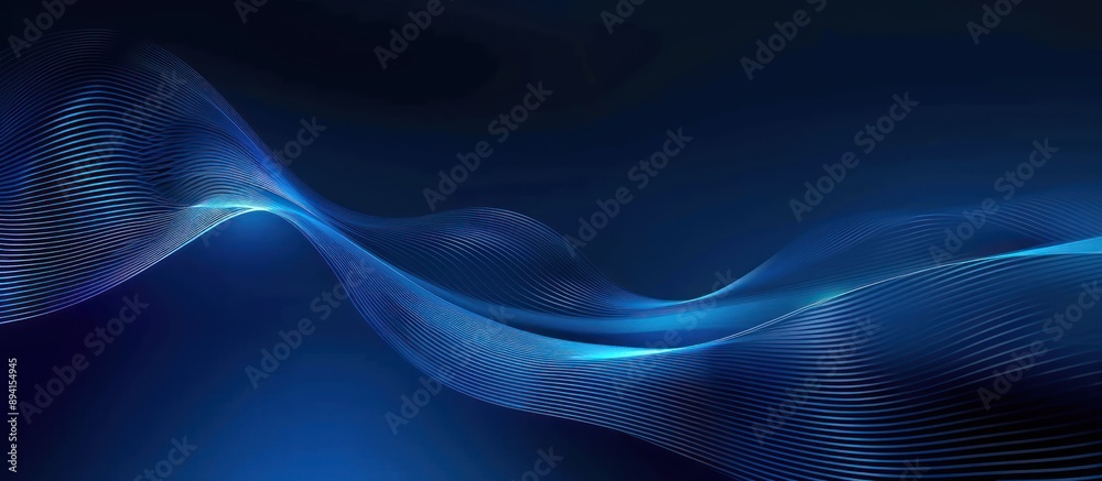 Abstract Blue Wave Background Abstract Blue Wave Background
