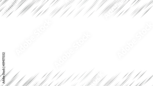 ハーフトーン　斜め　スタイリッシュ　かっこいい　フレーム　銀色　グレー　シルバー