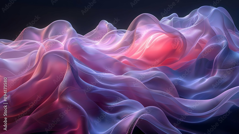 Obraz premium Abstract Purple and Pink Fabric Texture