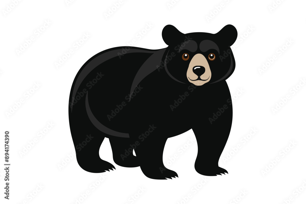Naklejka premium bear silhouette