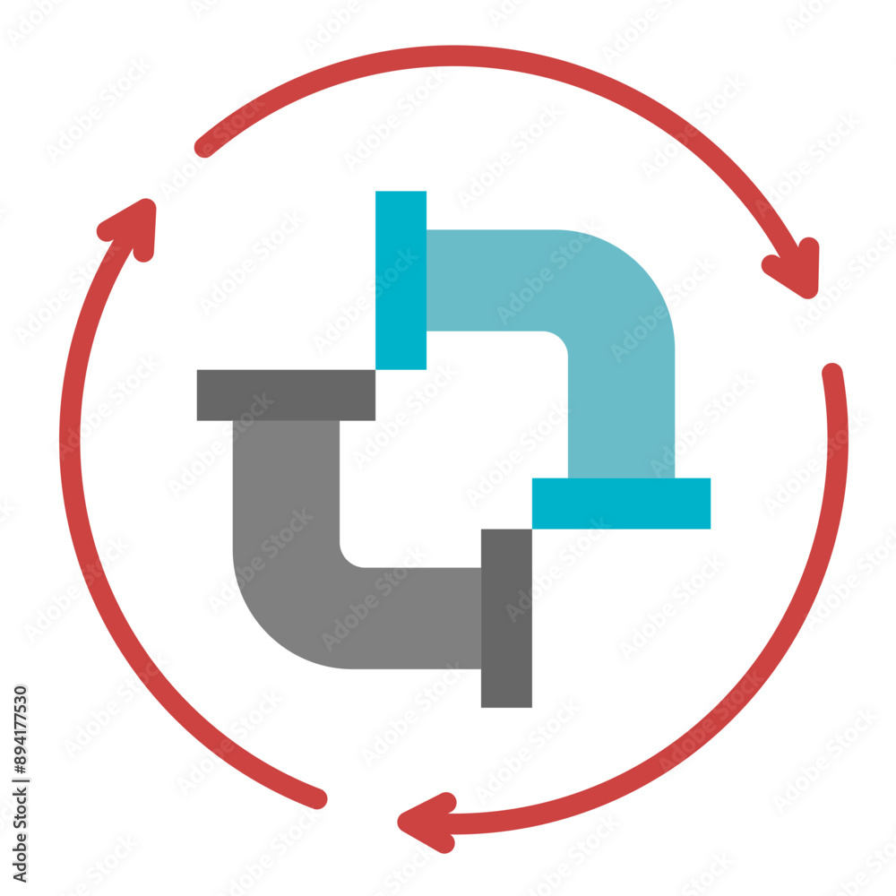 Obraz premium Pipelines Icon