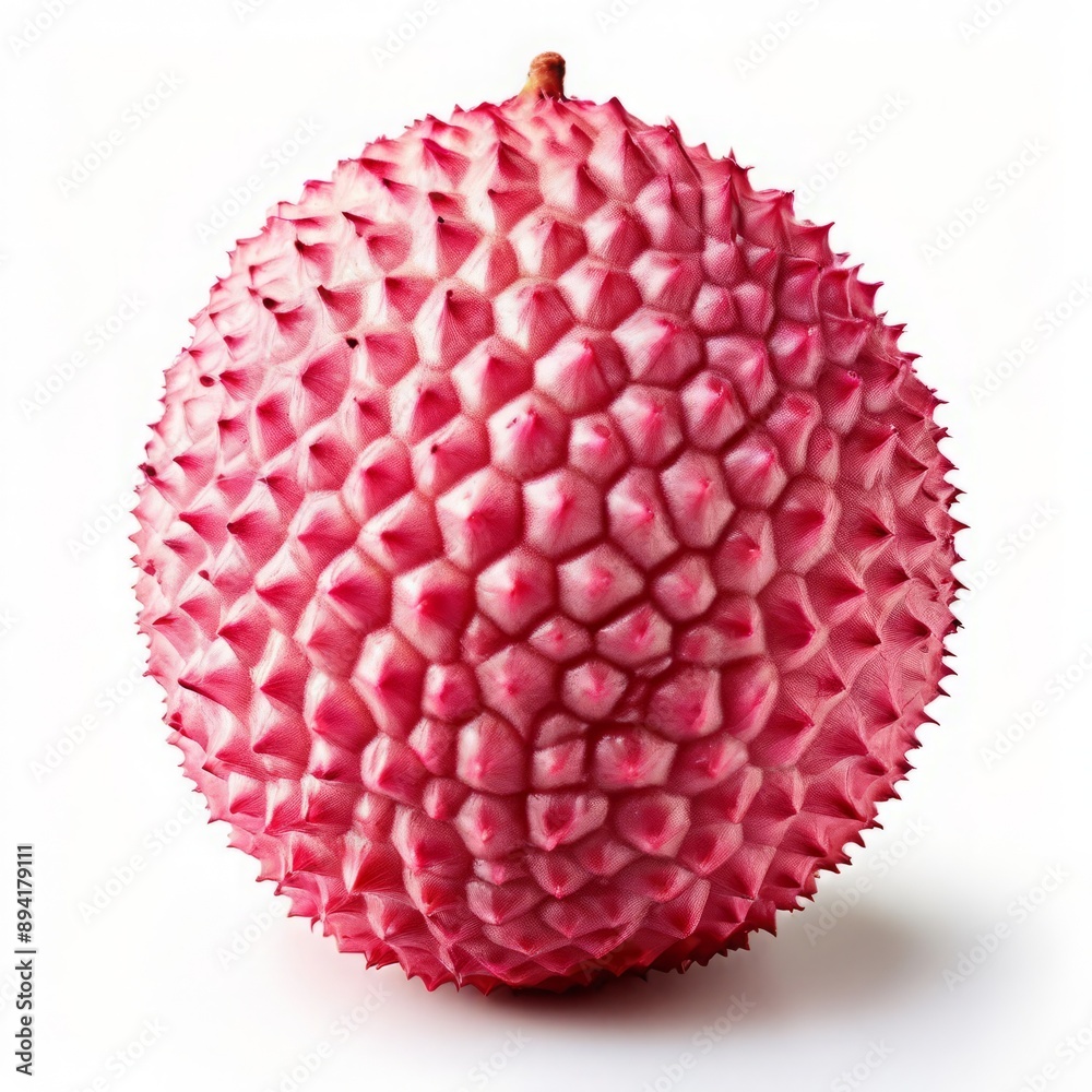 half of a juicy lychee with translucent flesh and rough skin clo half of a juicy lychee with translucent flesh and rough skin clo