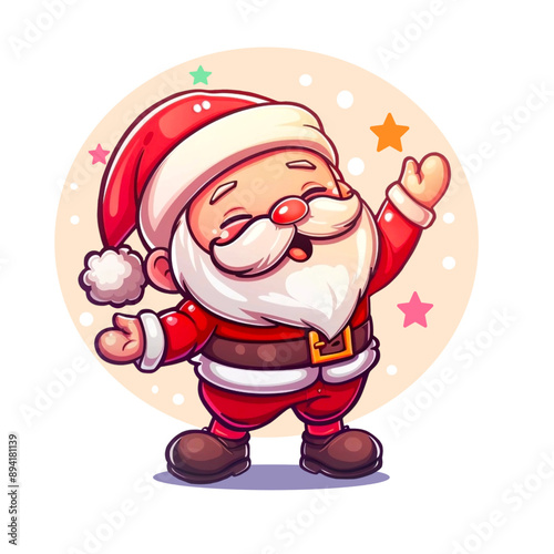 super cute Santa drunk