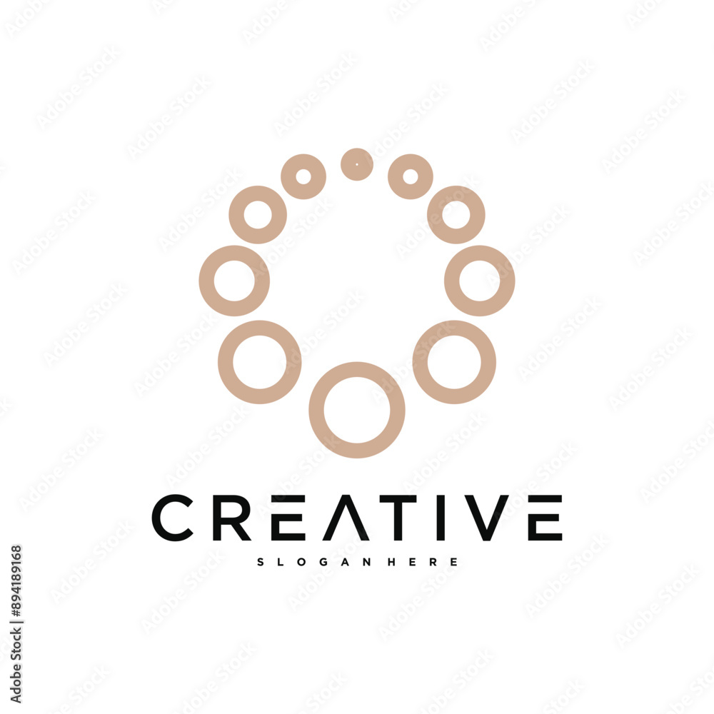 Creative abstract initial letter O logo design. Preamium Vector Creative abstract initial letter O logo design. Preamium Vector