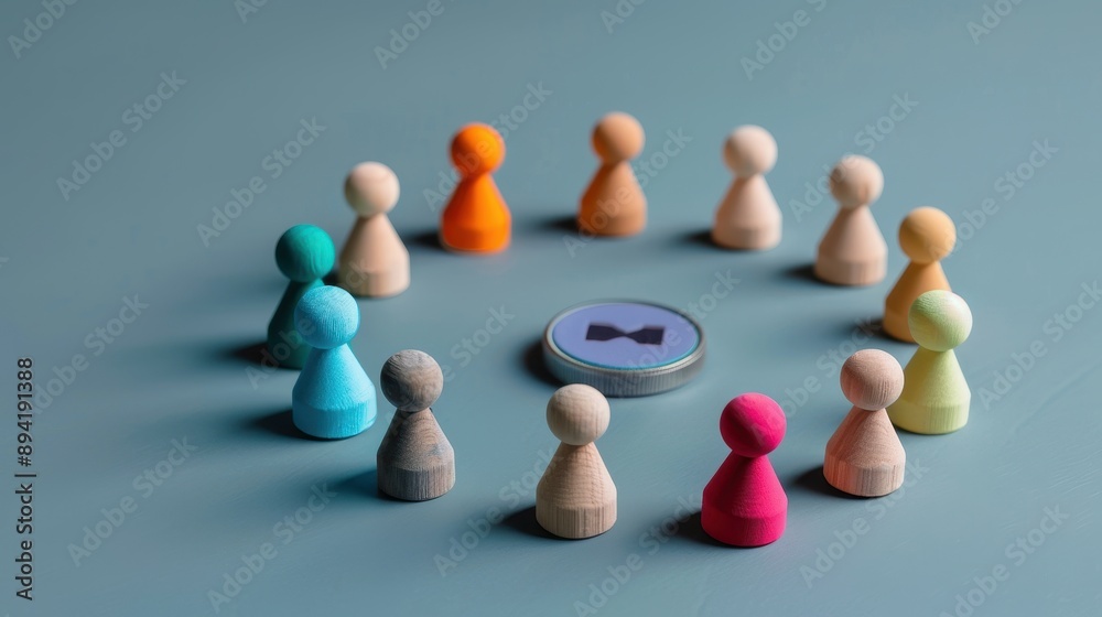 Obraz premium Strategic Leadership in Stakeholder Engagement: Communication and Influence in Digital Binary World
