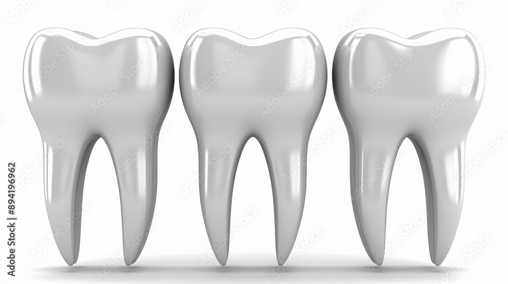 Tooth isolated on white background. Tooth isolated on white background.