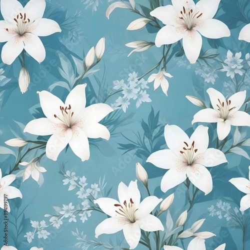 Wallpaper Mural Floral Fantasy Weaves Textile Harmony Torontodigital.ca