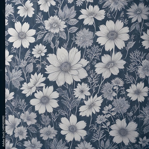 Floral Fantasy Weaves Textile Harmony