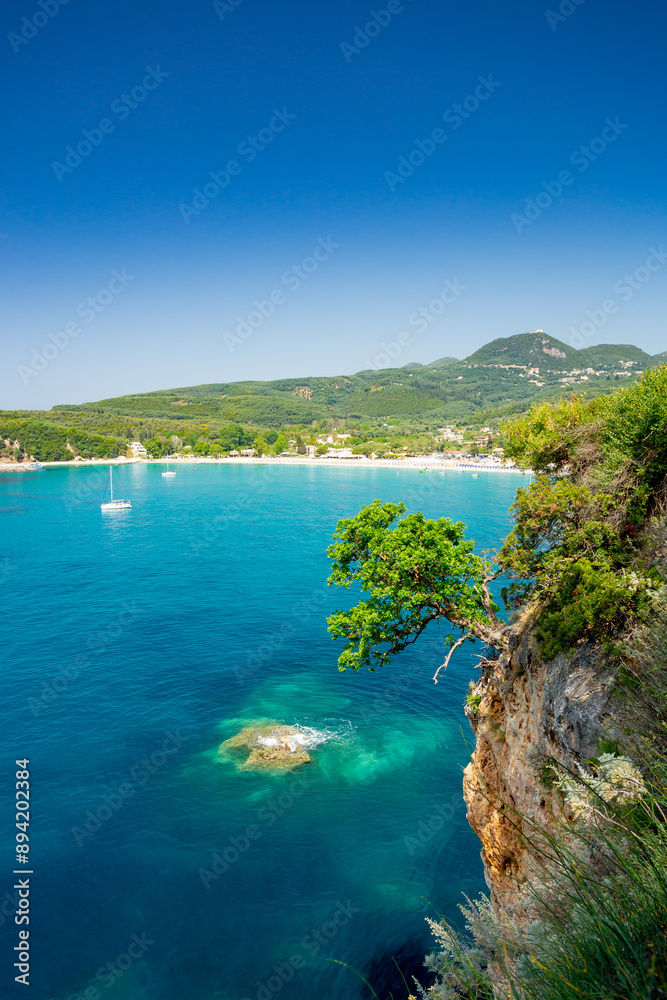 Naklejka premium Parga. Greece. Valtos beach view 