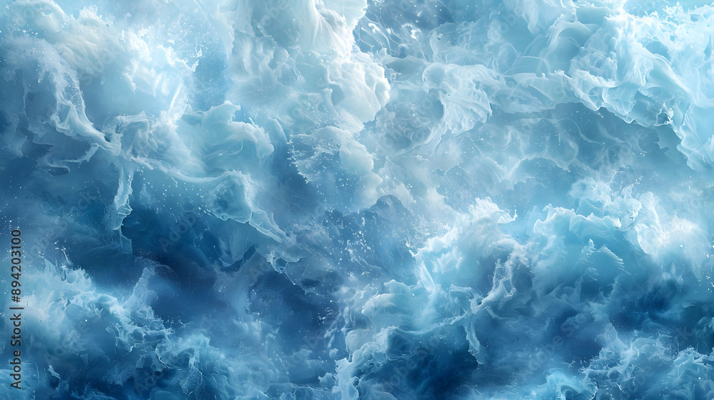 Abstract Blue Swirling Clouds Abstract Blue Swirling Clouds